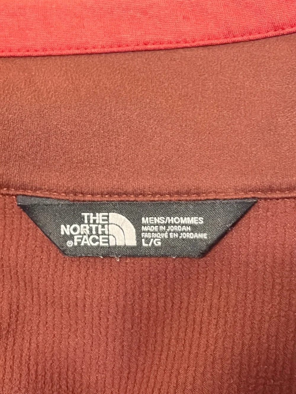 The North Face Men's Deep Red Full-Zip Fleece Jacket
